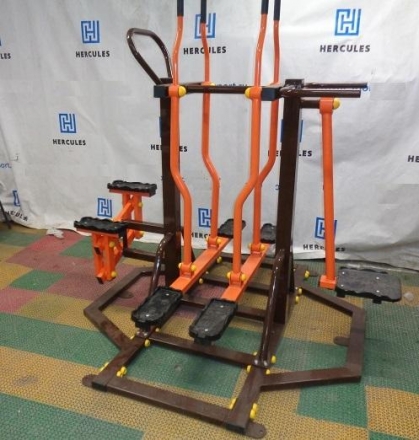 Маятник, Сведение и разведение ног, лыжный ход (мобильный уличный тренажерный комплекс) ТОС-0401 , фото 1