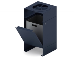 Урна парковая с пепельницей (под анкера) Порядок 2, фото 1 Урна парковая с пепельницей (под анкера) Порядок 2, фото 1