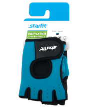 Перчатки для фитнеса SU-107, синие/черные Перчатки для фитнеса SU-107, синие/черные