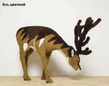Топиари олень, пасется - газон Eco Green