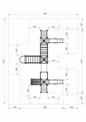 Детская игровая площадка Космопорт горка Н 1200 ДИК 2.14.05-01, фото 6