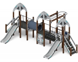 Детская игровая площадка Космопорт горка Н 1200 ДИК 2.14.05-01, фото 1