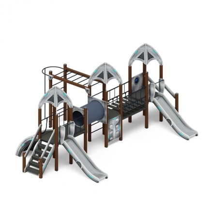 Детская игровая площадка Космопорт горка Н 1200 ДИК 2.14.05-01, фото 2