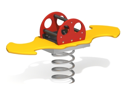 Качалка на пружине Божья коровка КБ-63 для игровой площадки, фото 1