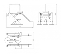 Уличный тренажер TORUDA "Трицепс" Уличный тренажер TORUDA "Трицепс"