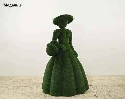 Топиари леди Барбара, h=190 см, модель 1 - газон Eco, фото 6