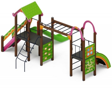 Детская игровая площадка Лукоморье ДИК 2.25.09-01 H=1200, фото 4