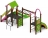 Детская игровая площадка Лукоморье ДИК 2.25.09-01 H=1200
