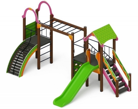 Детская игровая площадка Лукоморье ДИК 2.25.09-01 H=1200, фото 1