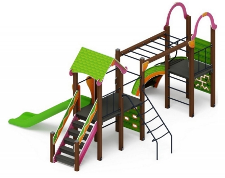 Детская игровая площадка Лукоморье ДИК 2.25.09-01 H=1200, фото 2