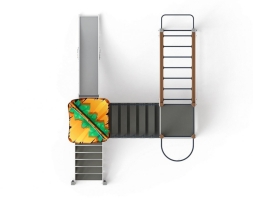 Детская игровая площадка Волшебный город Майя ДИК 2.19.05-01 Н=1500, фото 5