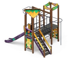Детская игровая площадка Волшебный город Майя ДИК 2.19.05-01 Н=1500, фото 4