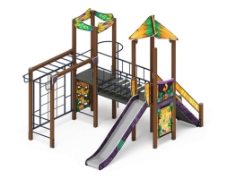 Детская игровая площадка Волшебный город Майя ДИК 2.19.05-01 Н=1500, фото 3