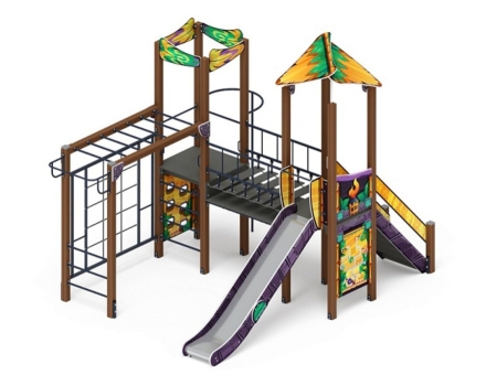 Детская игровая площадка Волшебный город Майя ДИК 2.19.05-01 Н=1500, фото 3