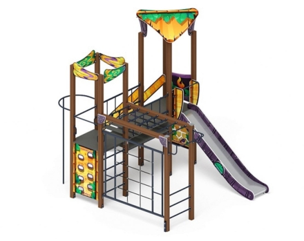 Детская игровая площадка Волшебный город Майя ДИК 2.19.05-01 Н=1500, фото 2