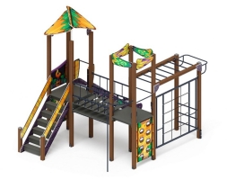 Детская игровая площадка Волшебный город Майя ДИК 2.19.05-01 Н=1500, фото 1