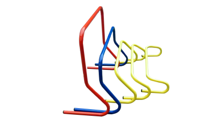 Набор барьеров тренировочных 5 шт, фото 1