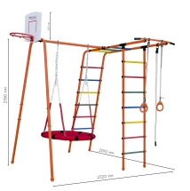 ДСК "Формула здоровья" "Street 1" оранжевый радуга ДСК "Формула здоровья" "Street 1" оранжевый радуга