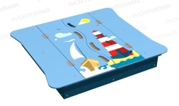 Песочница Romana 057.36.00 с крышкой для детской площадки, фото 4 Песочница Romana 057.36.00 с крышкой для детской площадки, фото 4