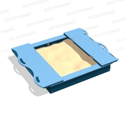 Песочница Romana 057.36.00 с крышкой для детской площадки, фото 5 Песочница Romana 057.36.00 с крышкой для детской площадки, фото 5