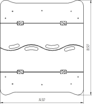 Песочница Romana 057.36.00 с крышкой для детской площадки