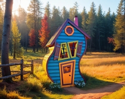 Игровой домик TORUDA WOOD Волнистая резиденция, фото 1