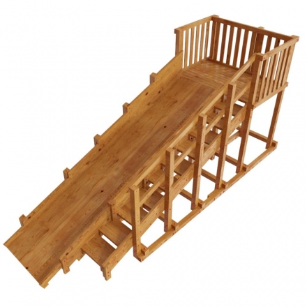 Детская горка "Исландия" покрытие масло, фото 1