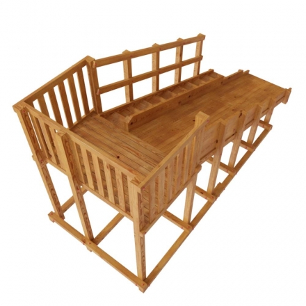 Детская горка "Исландия" покрытие масло, фото 2