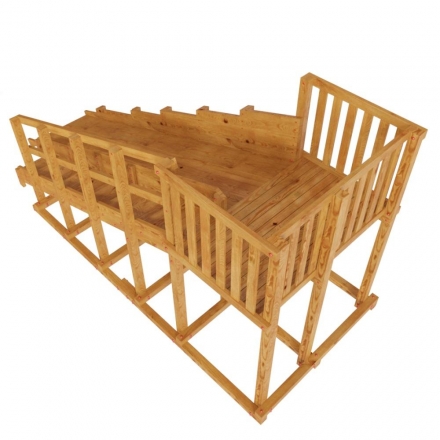 Детская горка "Исландия" покрытие масло, фото 3