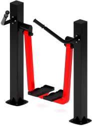 Шаговый (красный) - Уличный тренажер - СТ 005-11.И1, фото 1 Шаговый (красный) - Уличный тренажер - СТ 005-11.И1, фото 1