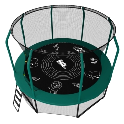 Батут Unix line Supreme Game 10 ft / 305 см (green) с защитной сеткой, фото 2