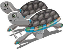 Качели на пружине Тортила КЧ044.00 для игровой детской площадки, фото 1 Качели на пружине Тортила КЧ044.00 для игровой детской площадки, фото 1