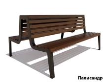 Парковая скамейка Магадан, Лиственница 1,5 м