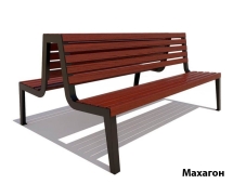 Парковая скамейка Магадан, Лиственница 1,5 м