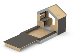 Игровой домик-песочница Romana 057.91.00 для детской площадки, фото 6 Игровой домик-песочница Romana 057.91.00 для детской площадки, фото 6