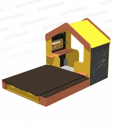 Игровой домик-песочница Romana 057.91.00 для детской площадки, фото 3 Игровой домик-песочница Romana 057.91.00 для детской площадки, фото 3