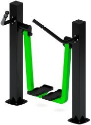 Шаговый (зеленый) - Уличный тренажер - СТ 005-12.И1, фото 4 Шаговый (зеленый) - Уличный тренажер - СТ 005-12.И1, фото 4