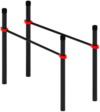 Воркаут ЛОВ 108 красный ВТ 102.09-01, фото 1