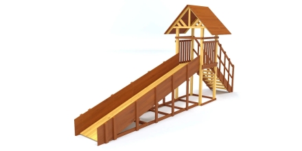 Зимняя горка Савушка Зима 5 (скат 5м), фото 1