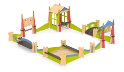 Игровой комплекс с песочницей Romana 115.75.00 для детской площадки, фото 1 Игровой комплекс с песочницей Romana 115.75.00 для детской площадки, фото 1