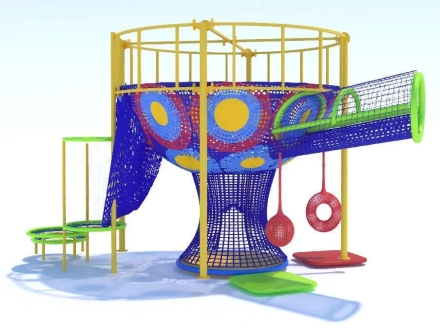 Вязаный лабиринт Дерево Воздушный шар, фото 1