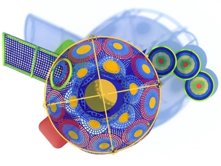 Вязаный лабиринт Дерево Воздушный шар, фото 3