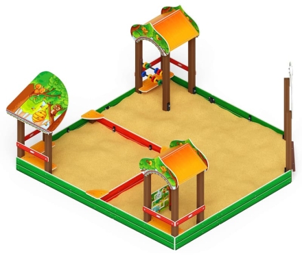 Песочный дворик Полянка - ИО 6.16.02-01, фото 4