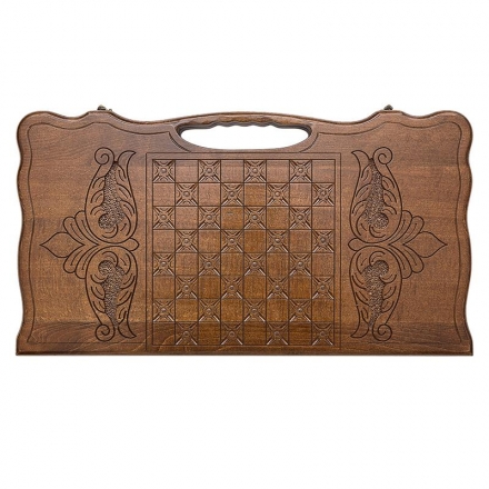 Нарды резные "Самсон и лев" с ручкой 60, Haleyan, фото 7