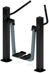 Шаговый (серый) - Уличный тренажер - СТ 005-13.И1, фото 2 Шаговый (серый) - Уличный тренажер - СТ 005-13.И1, фото 2