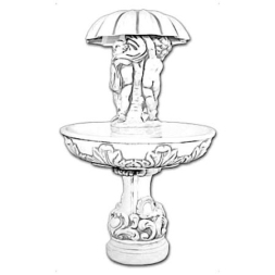 Фонтан античный &quot;Дети под зонтом&quot; артикул 950