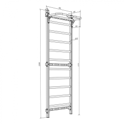 Шведская стенка Rock-s черная, фото 3