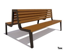 Парковая скамейка Магадан, Лиственница 0,6 м