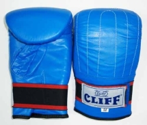 Перчатки снарядные PVC синие L