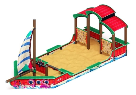 Песочный дворик Морская Яхта (Мульт) - ИО 6.03.01-03, фото 1